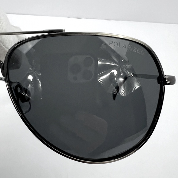 BEN SHERMAN, UNISEX POLARIZED AVIATOR METAL FRAME SUNGLASSES, 100% UV PROTECTION - Picture 5 of 16